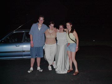 Brad, Sarah, Carlie, and me
