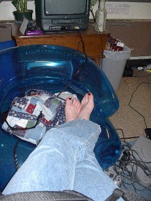 why yes, this is actually a picture of my feet