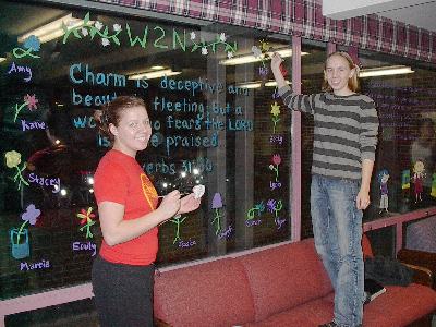 Window painting!